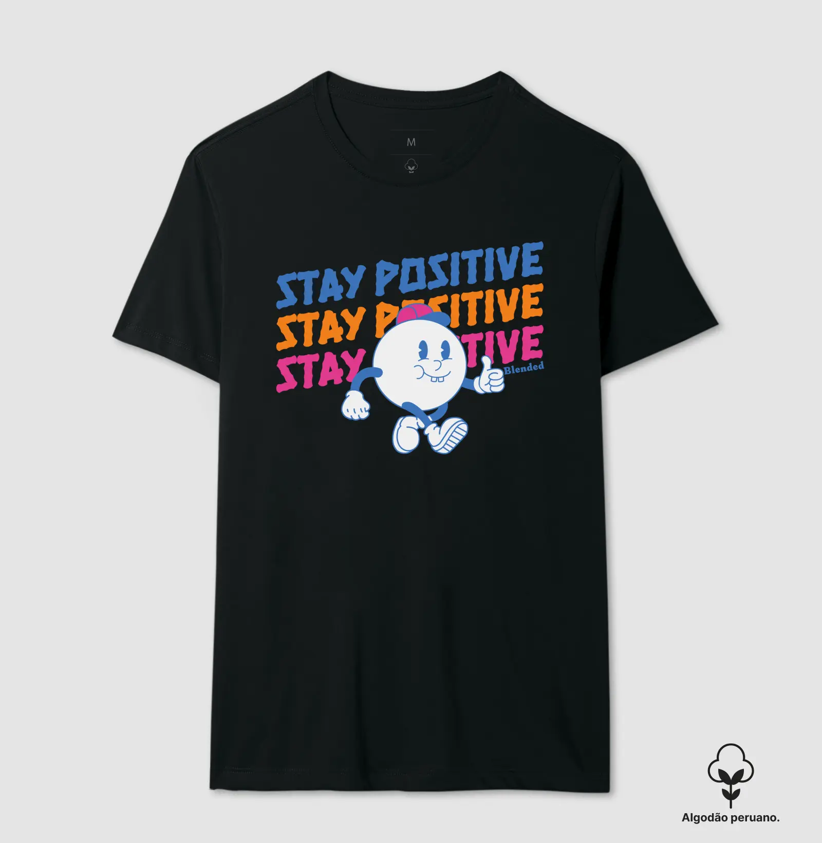 Camiseta Premium Masculina - Stay Positive