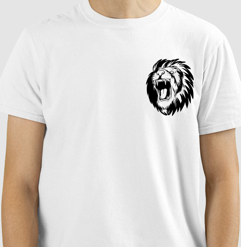Camiseta Animalis Rei da Selva 100% Algodão