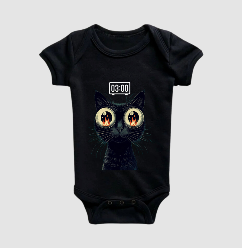 BLACK CAT 2 CLOCK