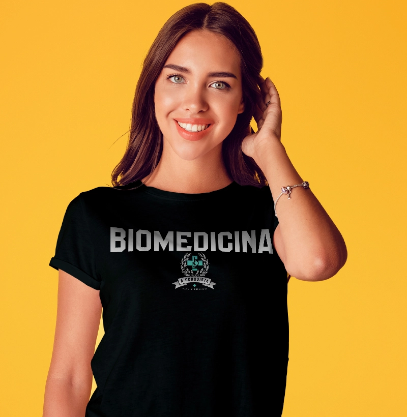 Camiseta Biomedicina Premium Conquista - feminina