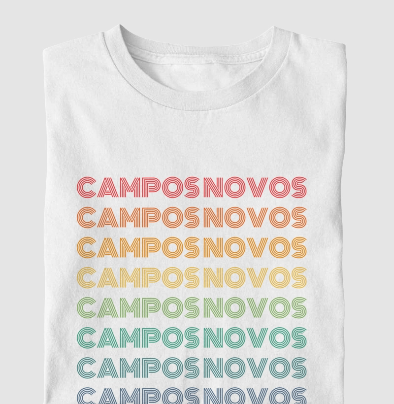 Campos Novos Letreiro Retrô