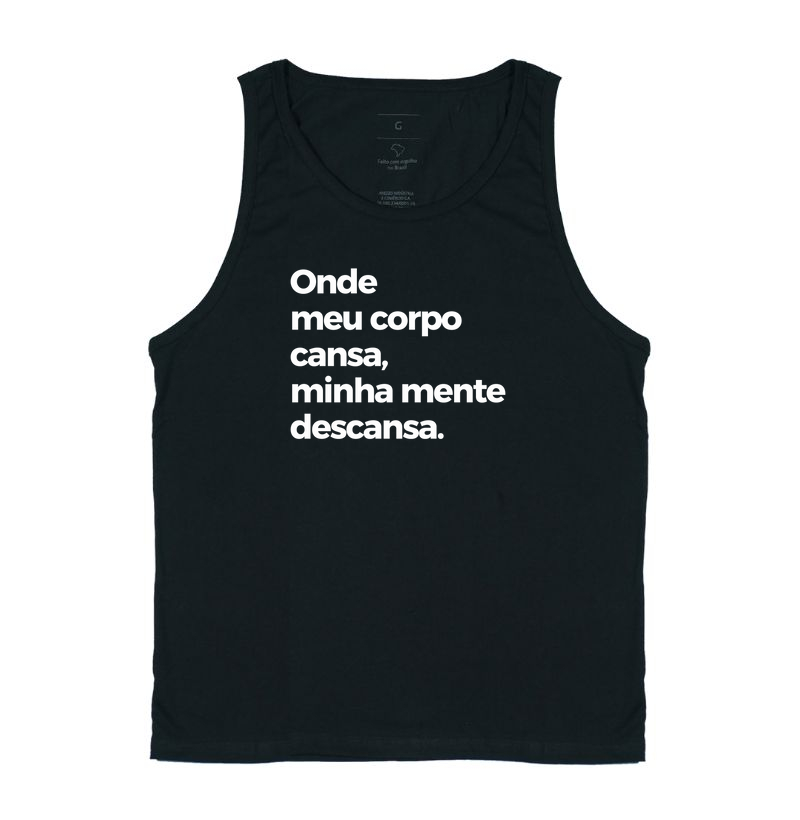 Onde meu corpo cansa