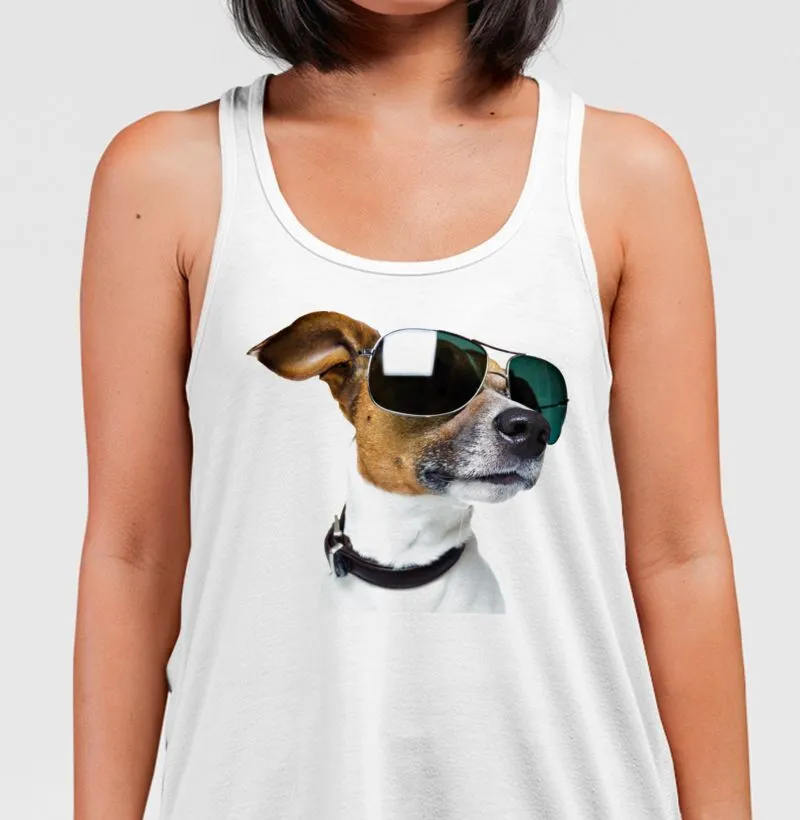 Camiseta Regata - Cão de Óculos