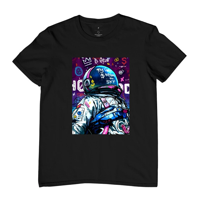Camiseta Grafitti Astronaut