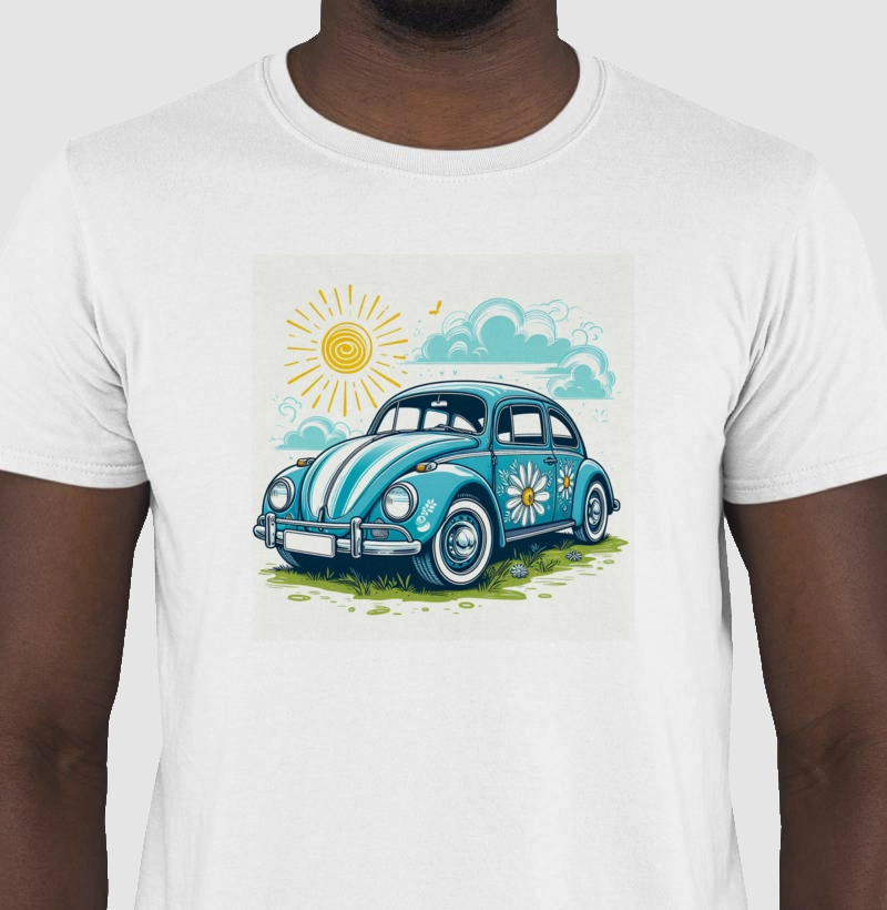 Camiseta Masculina Fusca Azul - Reserva INK 