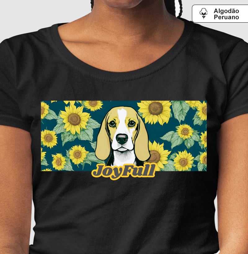 Beagle JoyFull Girassóis