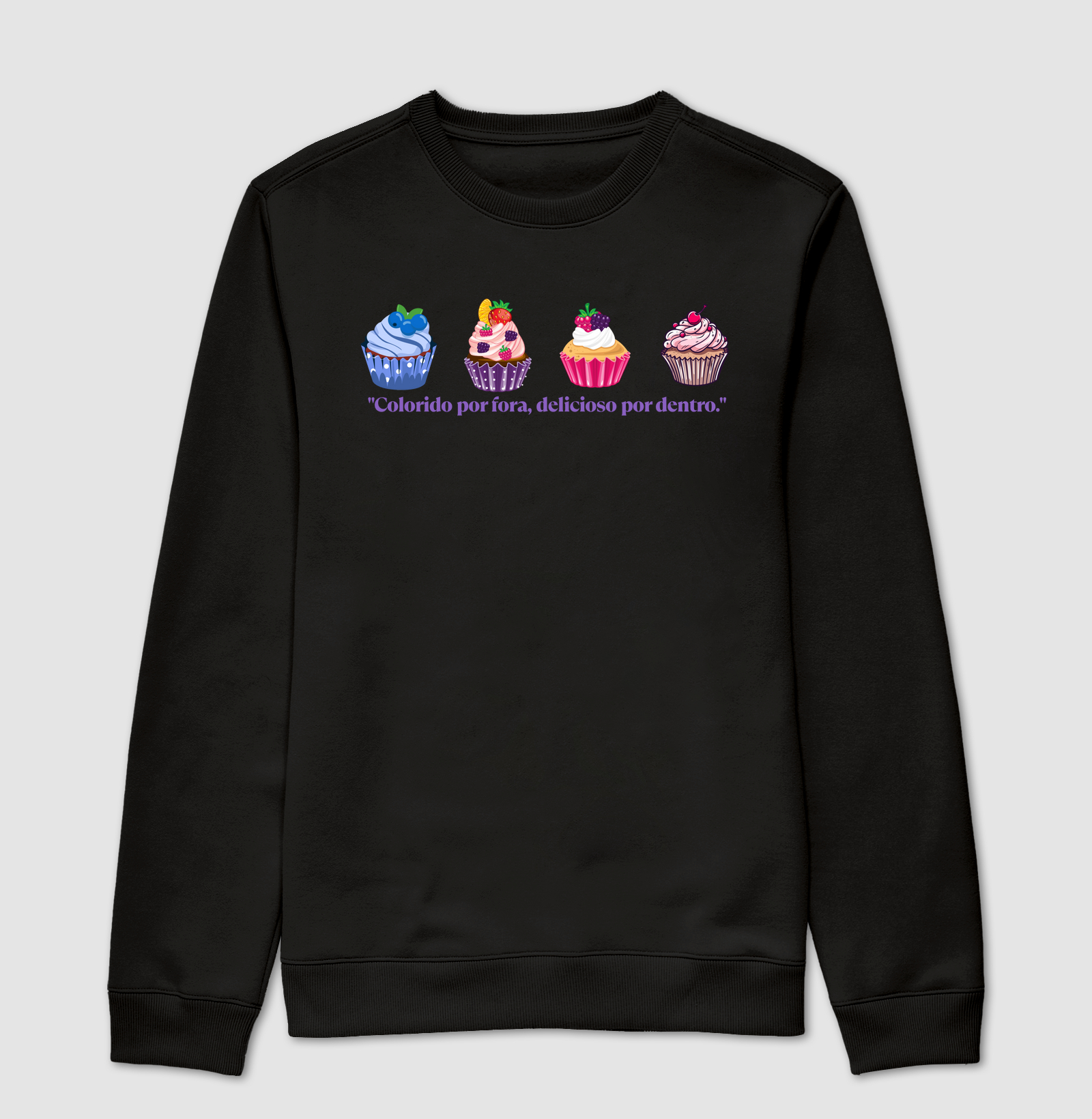 Moletom  cupcakes