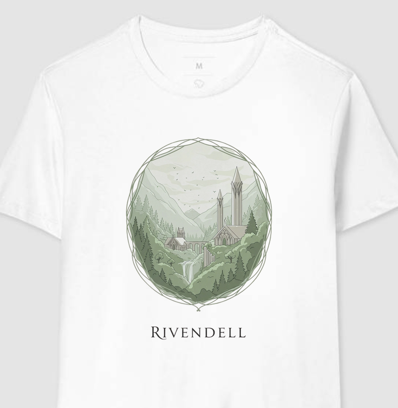 Rivendell – Estampa Minimalista Inspirada em O Senhor dos Anéis