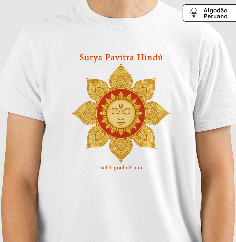 SKU 019 - Sol Sagrado Hindu (algodão peruano)