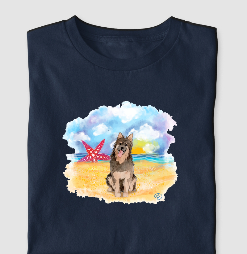 Doguinho na Praia