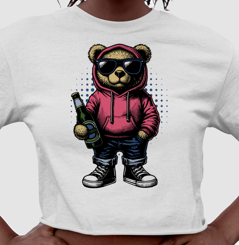 Teddy Beer: Cropped  - O Ursinho Mais Descolado do Rolê