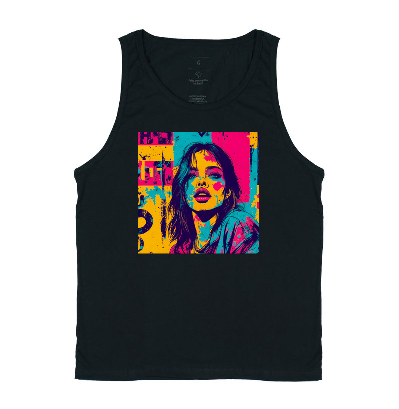 Retrato Explosão de Cores