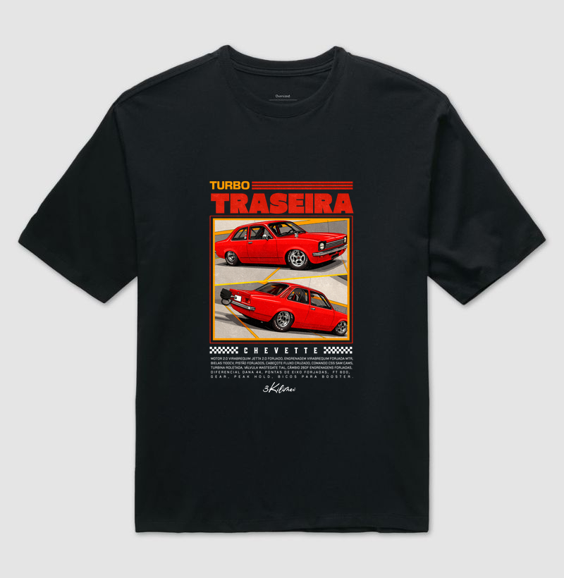 Camiseta - Turbo Traseira - Chevette
