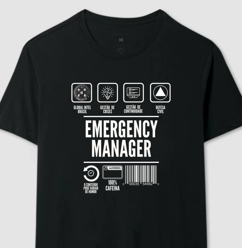 Camiseta Emergency Manager #05 Global Intel