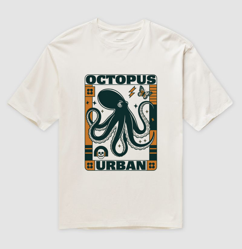 Camiseta "Octopus Urban" - O Rei da Selva de Pedra