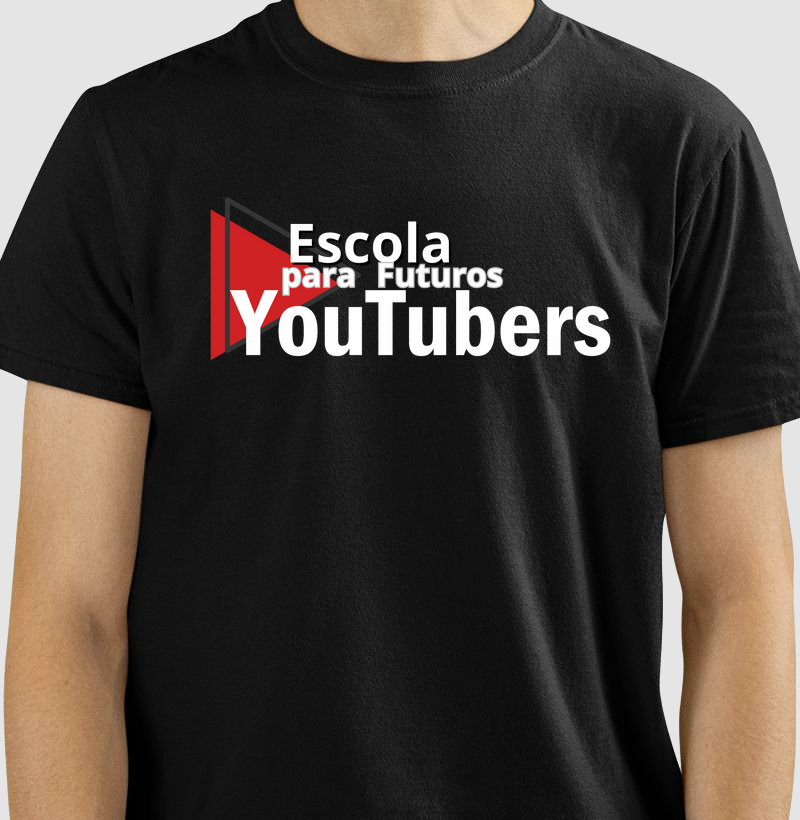 Camiseta - Escola para futuros YouTubers (parceria Espaço History) - EFY001