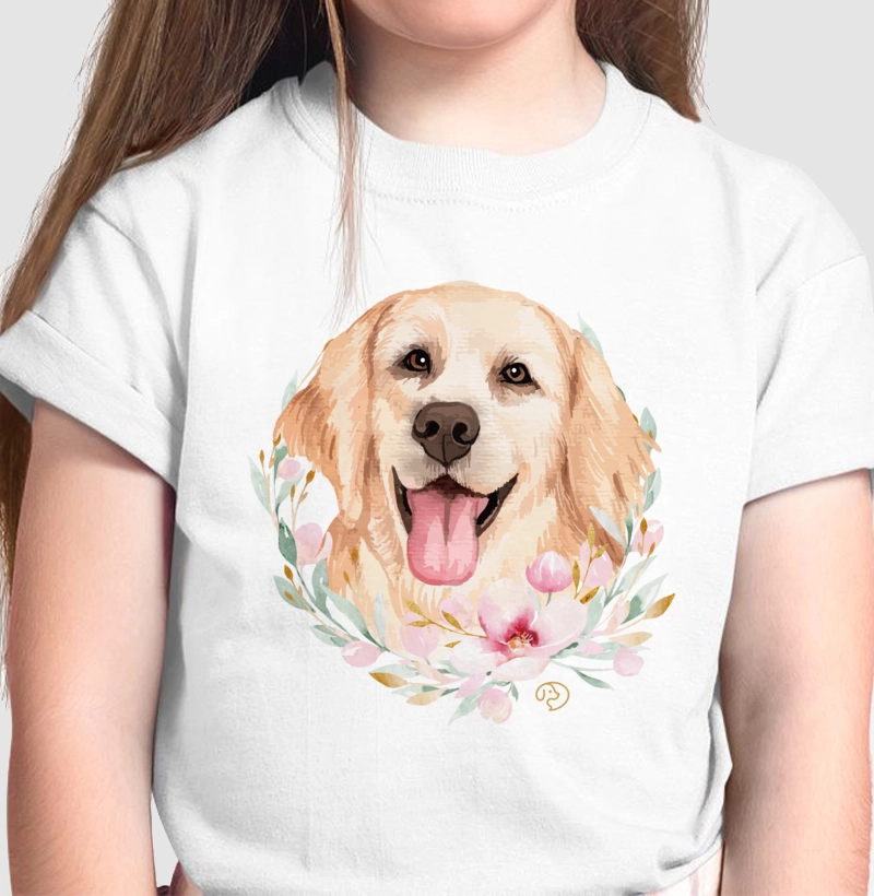Golden Retrivier Aquarela