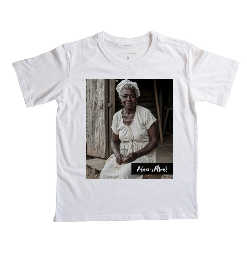 Camiseta Infantil - Preta-Velha - Imagem 1