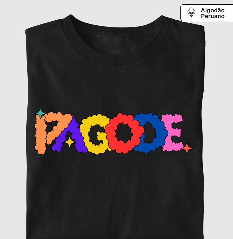 Camiseta Algodão Peruano - Pagode 01