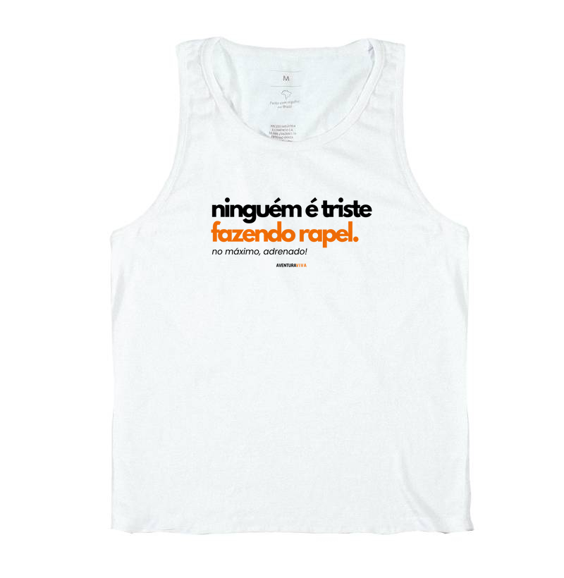 Ninguém é triste no rapel