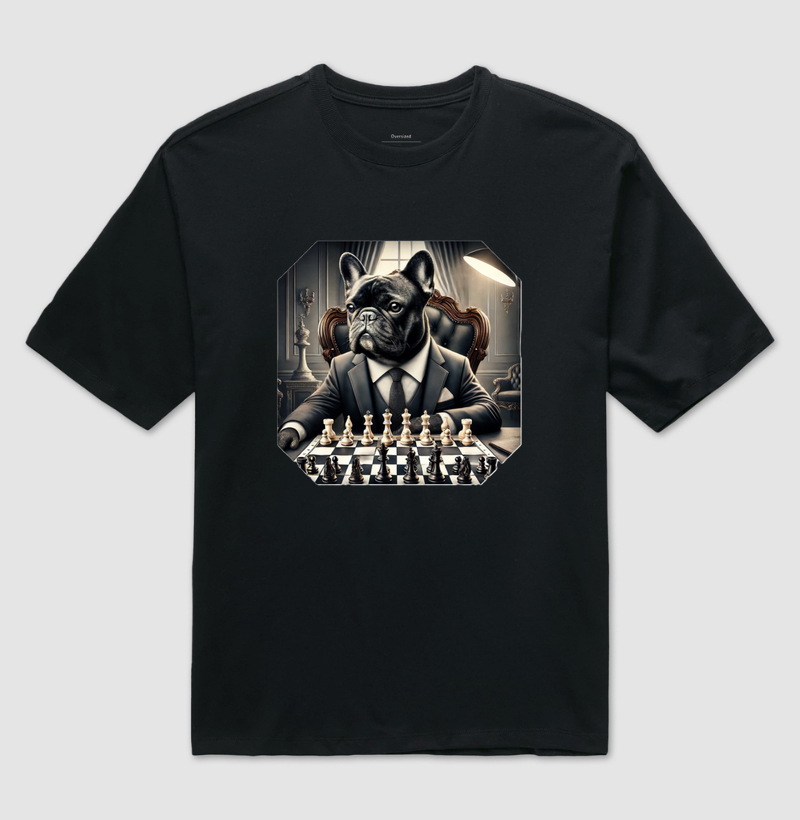 Bulldog francês do xadrez