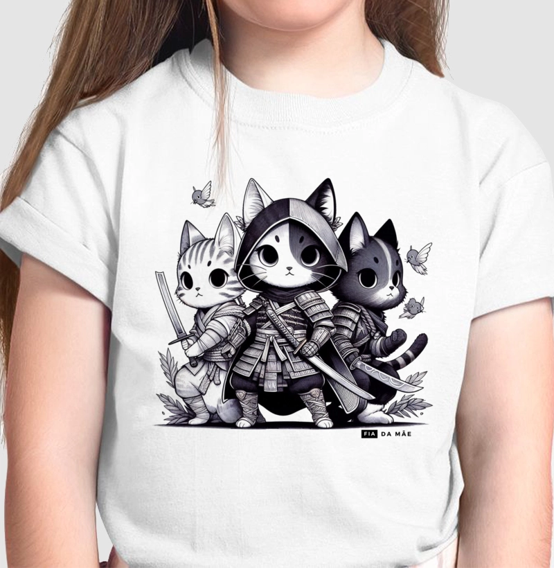 068 - Camiseta Infantil - Guerreiros