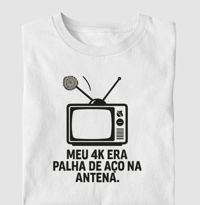 Camiseta Infantil Meu 4k