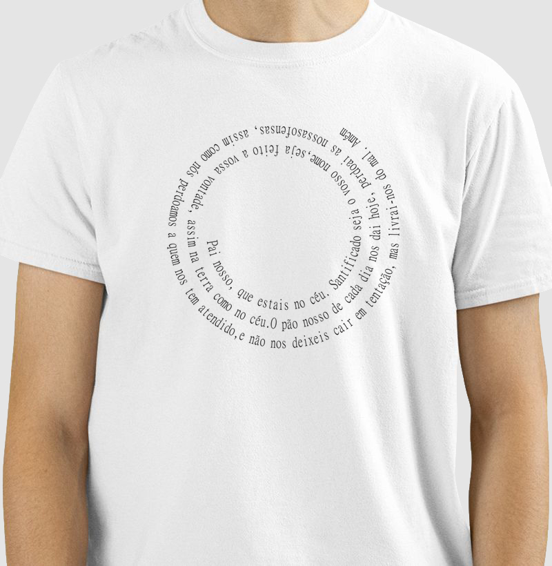 Camiseta Oração do Pai Nosso