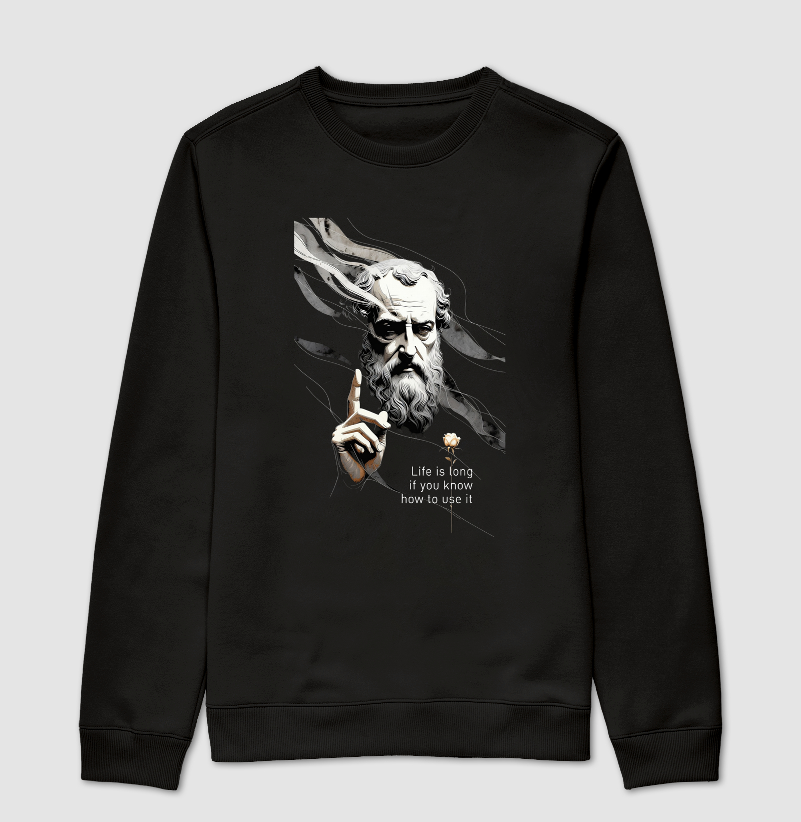 Camiseta Estoicismo "Life is Long"