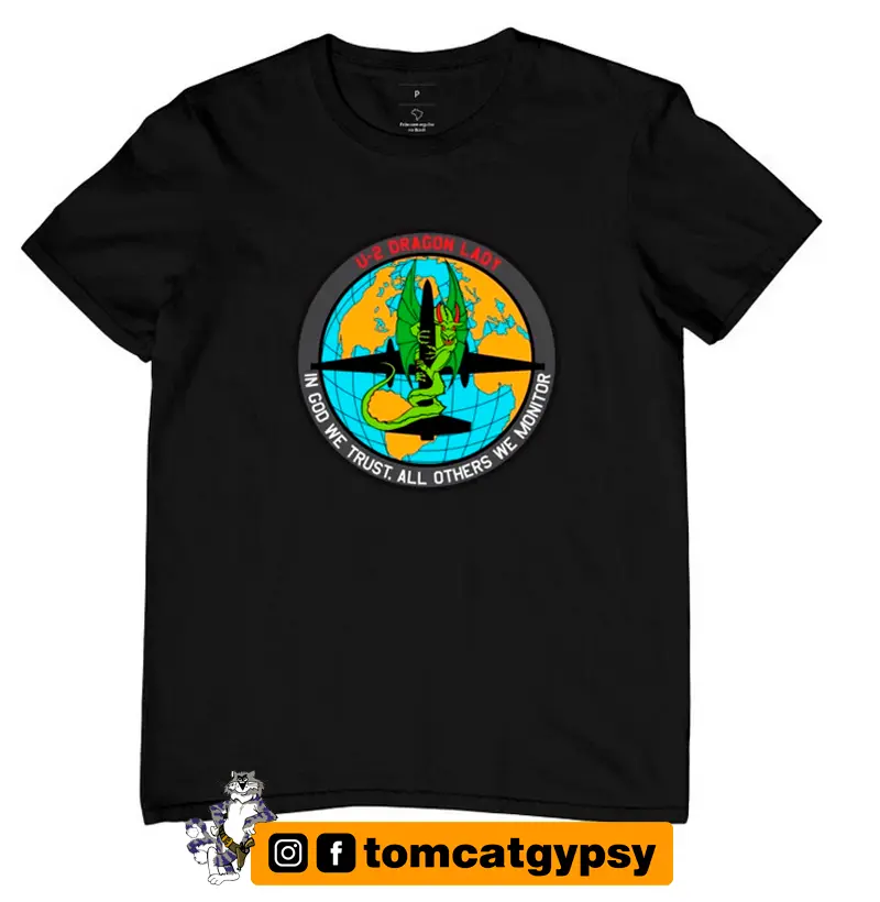 U-2 Dragon Lady - In God We Trust, All Others We Monitor - Clean Style