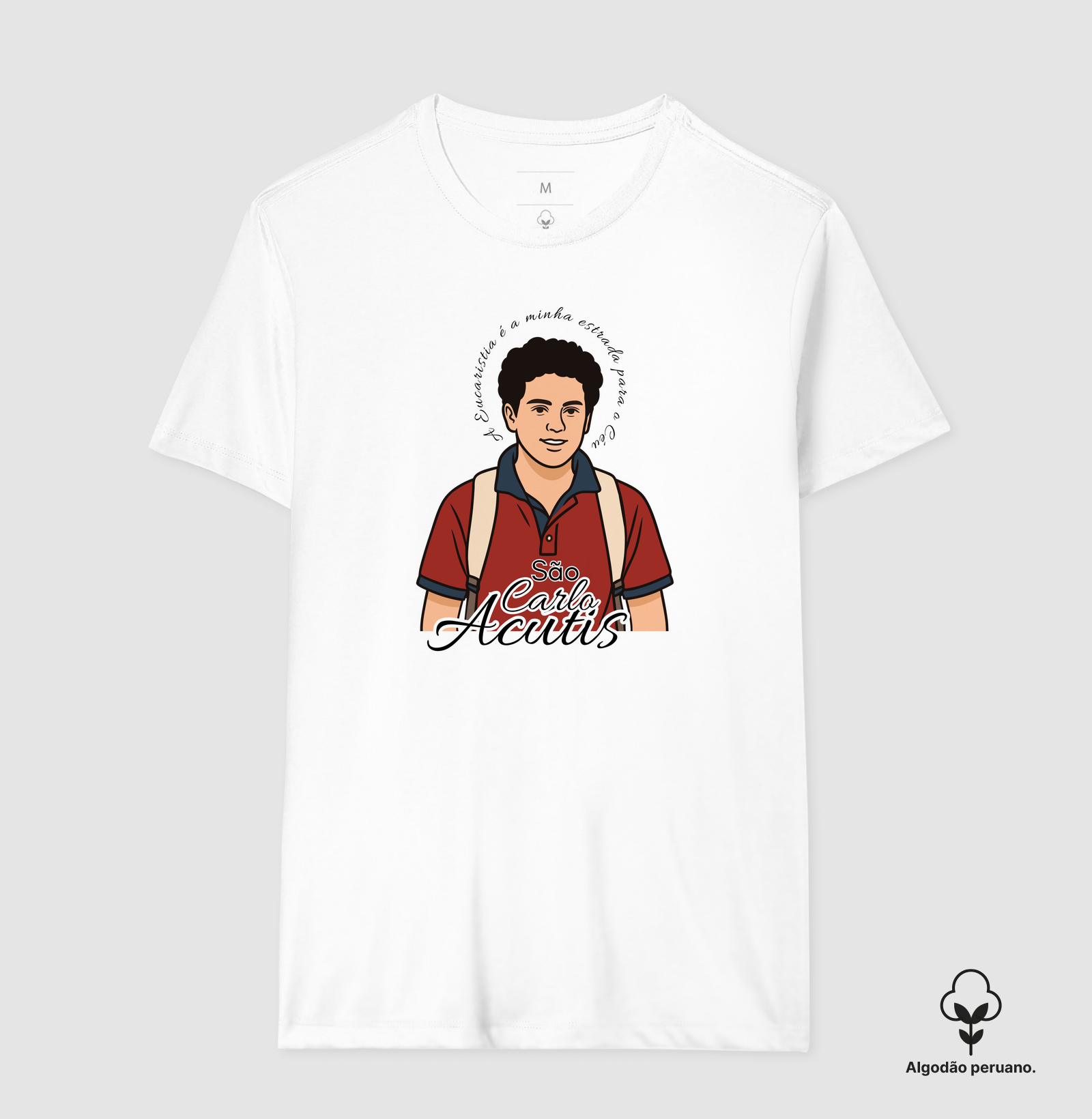 Camiseta São Carlo Acutis 