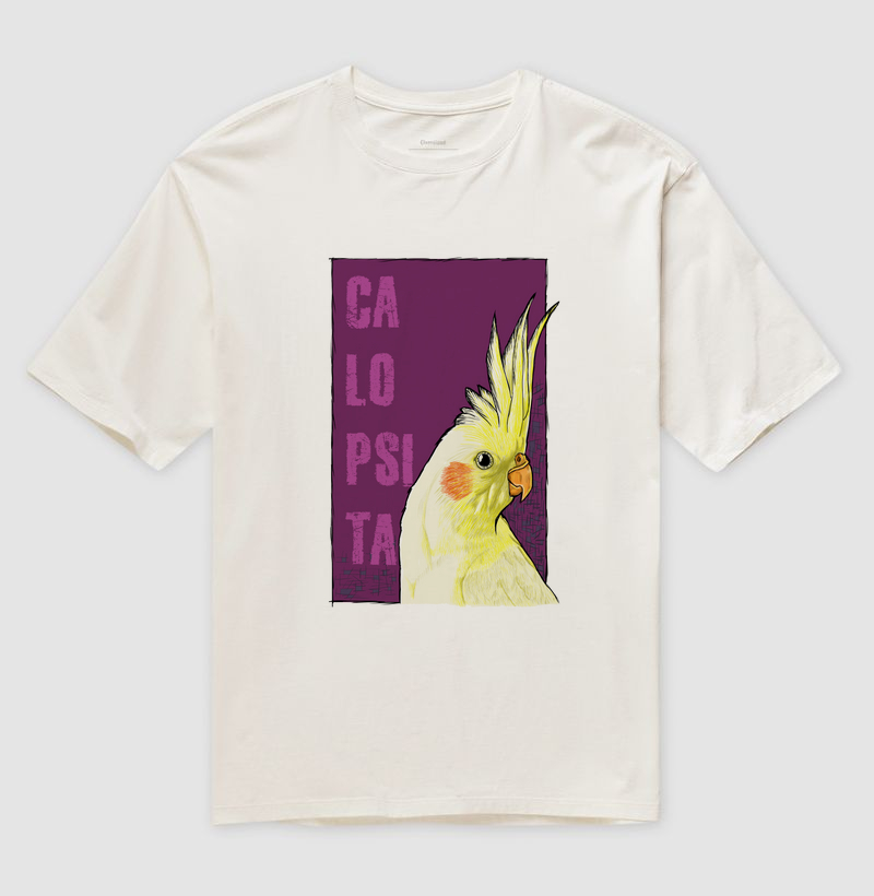 Camiseta Oversized Calopsita