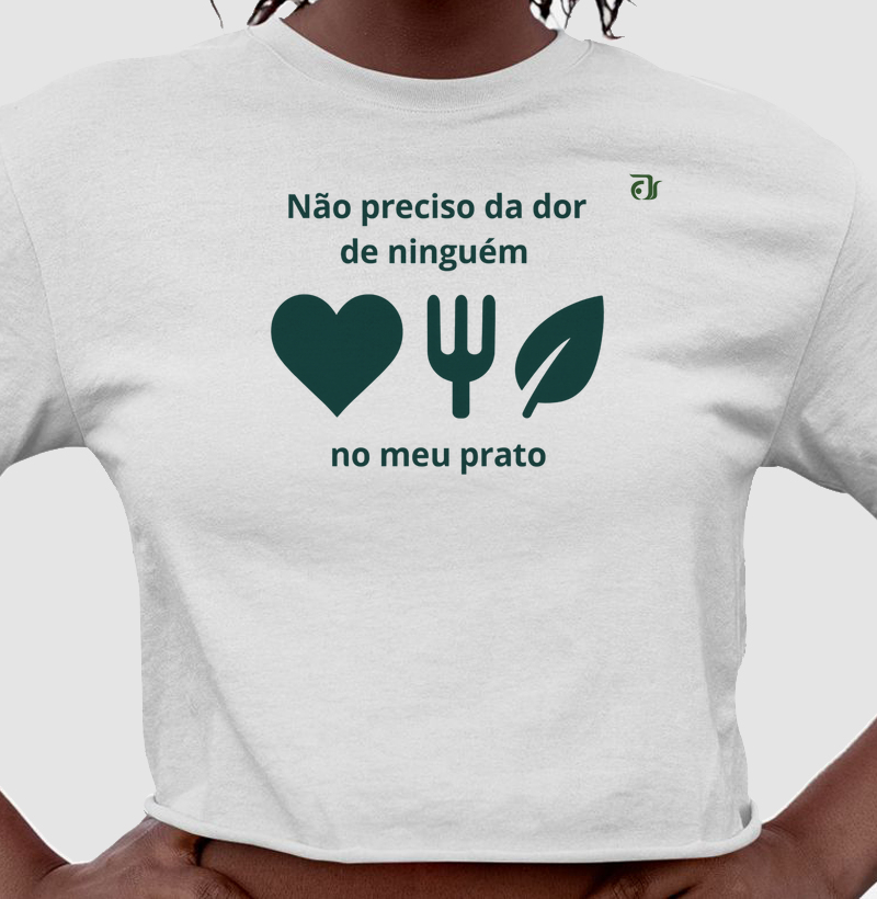 Não preciso da dor de ninguém no meu prato