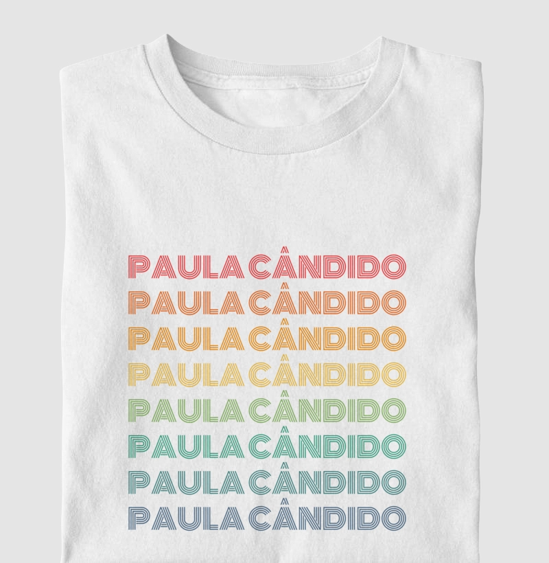 Paula Cândido Letreiro Retrô