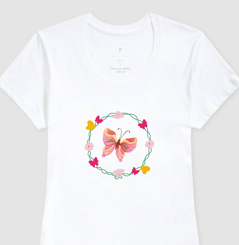 T-shirt  Borboletas 