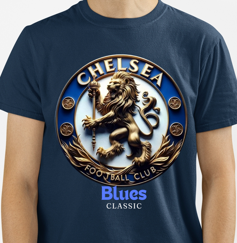 Camisa 100%algodão, blues classic