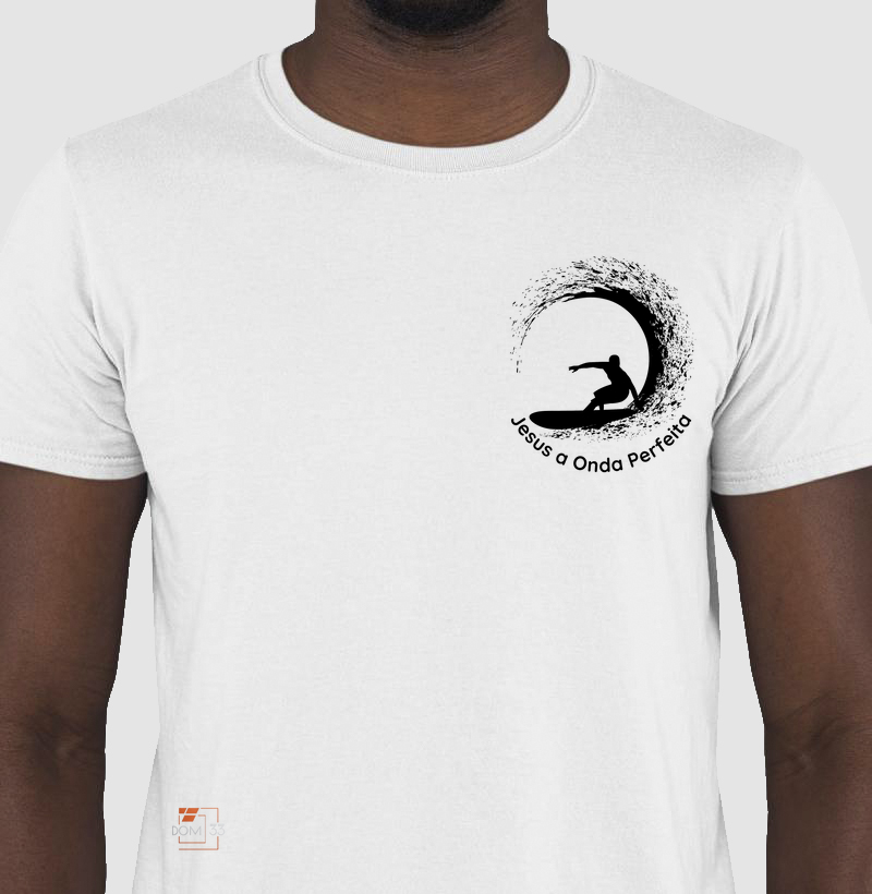 Camiseta Jesus a Onda Perfeita 