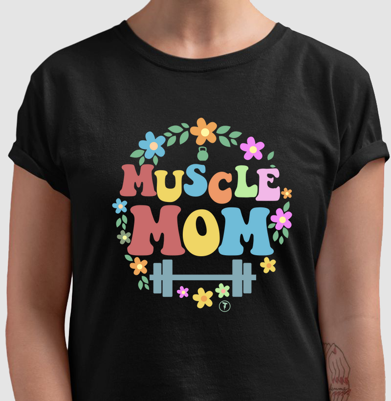 Camiseta Muscle Mom
