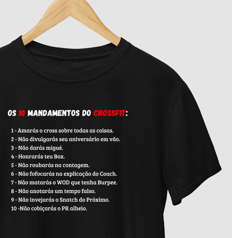 Os 10 Mandamentos do CrossFit 