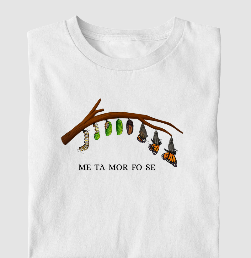 Metamorfose. Coleção natureza em arte. Masculina e feminina.