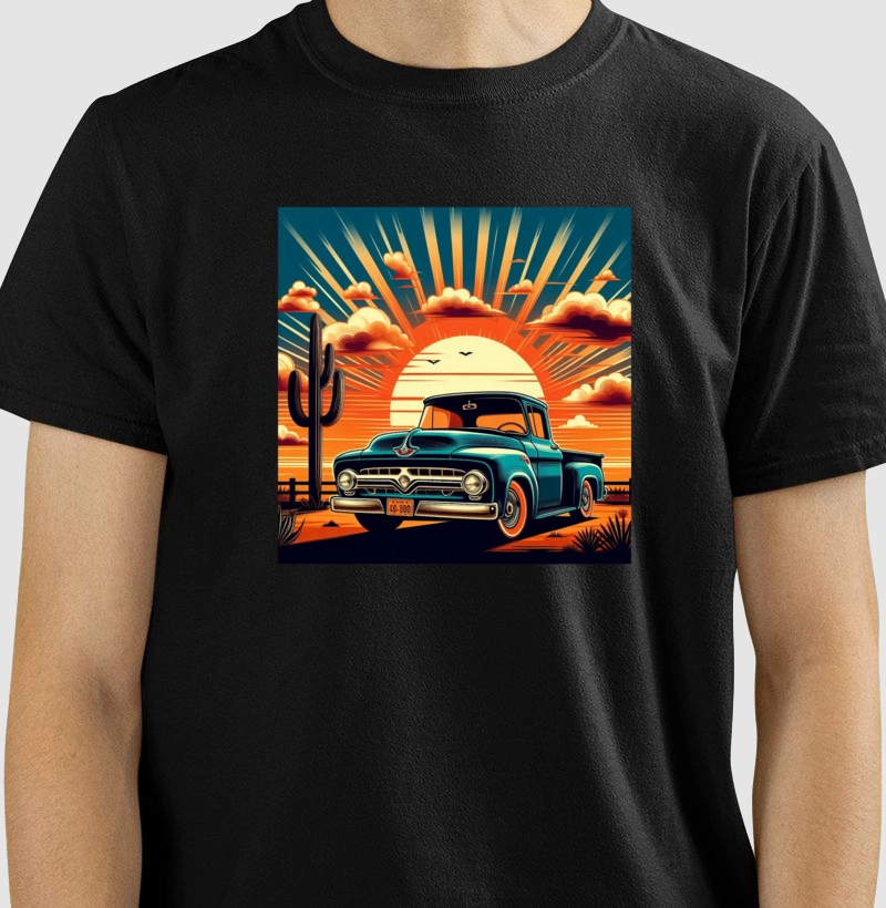 Pick-up antiga, clássica vintage.