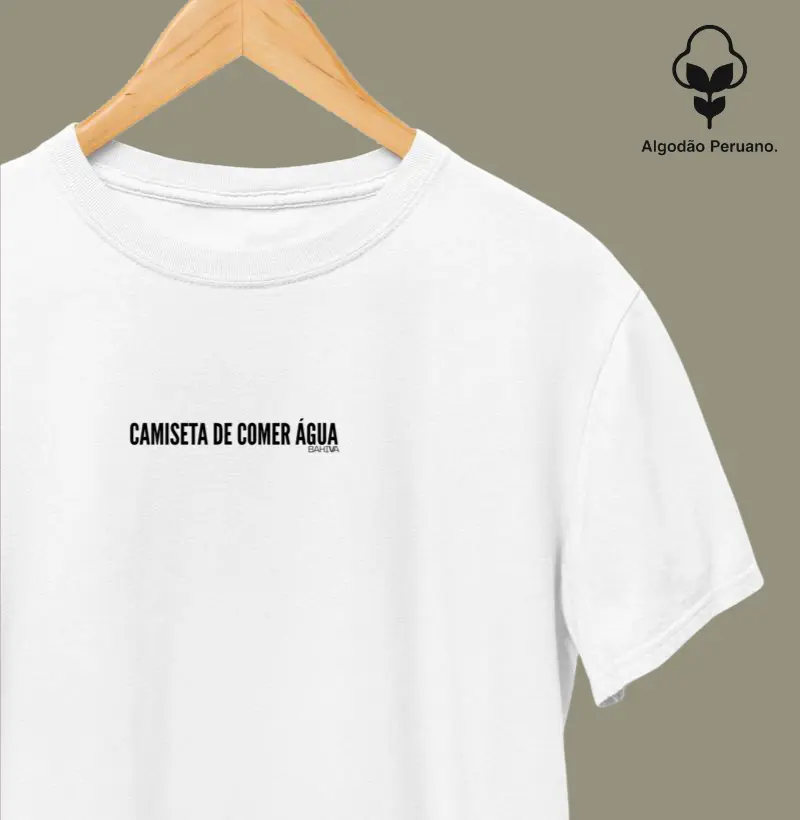 Camiseta de comer água