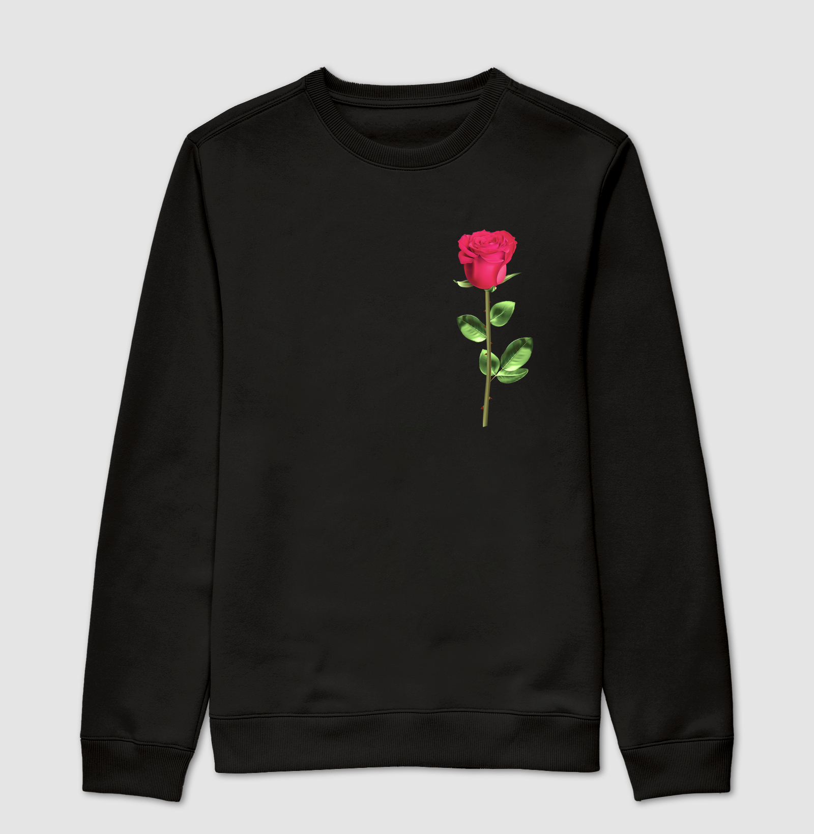 Coleção flores - Rosa no peito