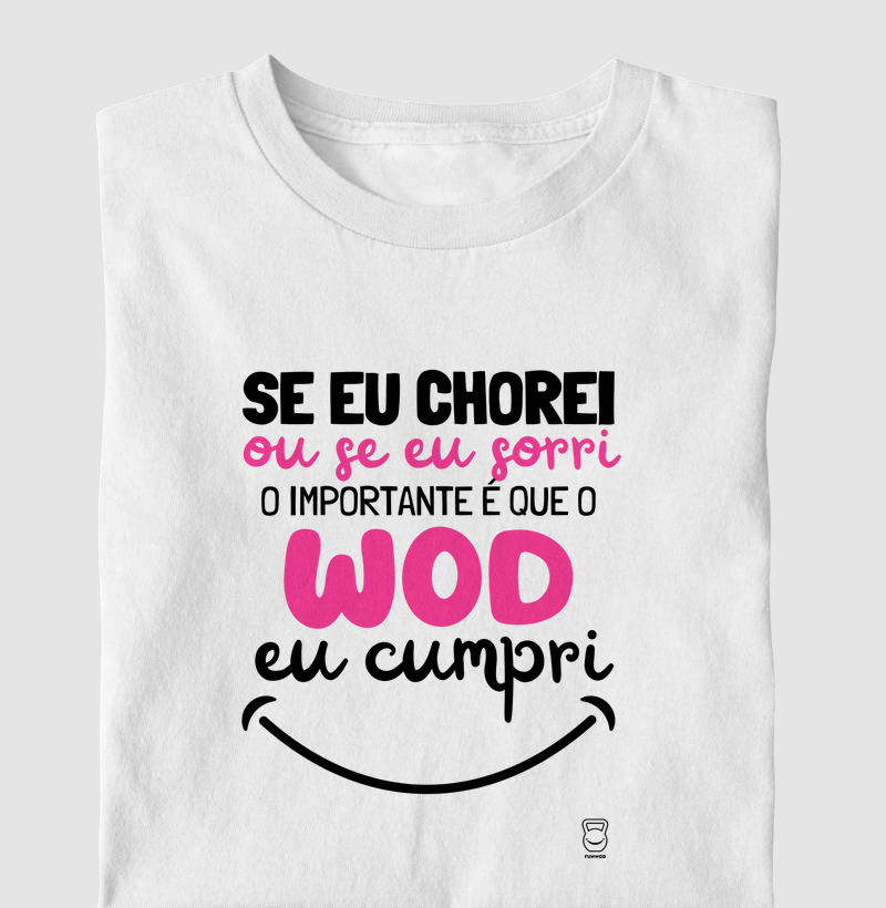 Se eu chorei