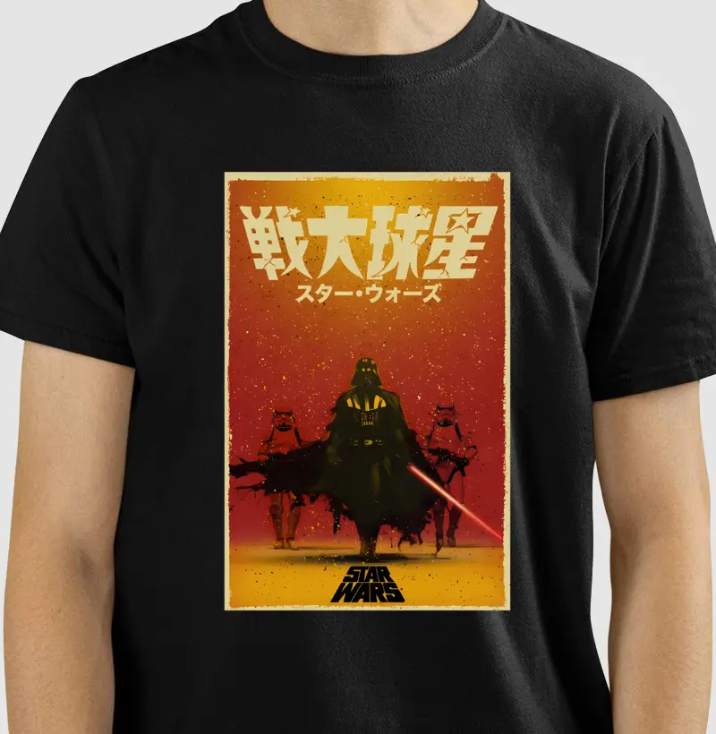 🔥 Camiseta Star Wars Retrô