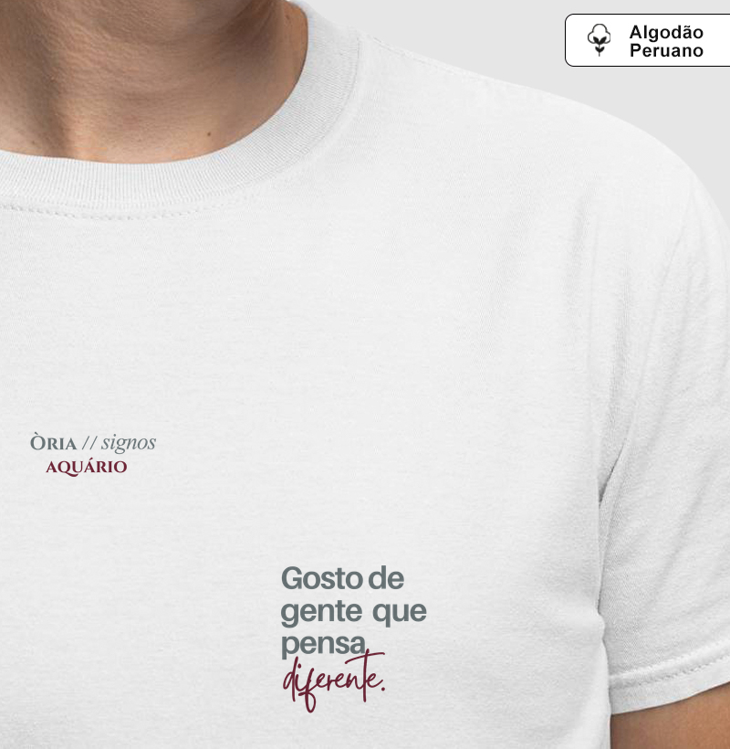 Aquário - gosto de gente que pensa (diferente).