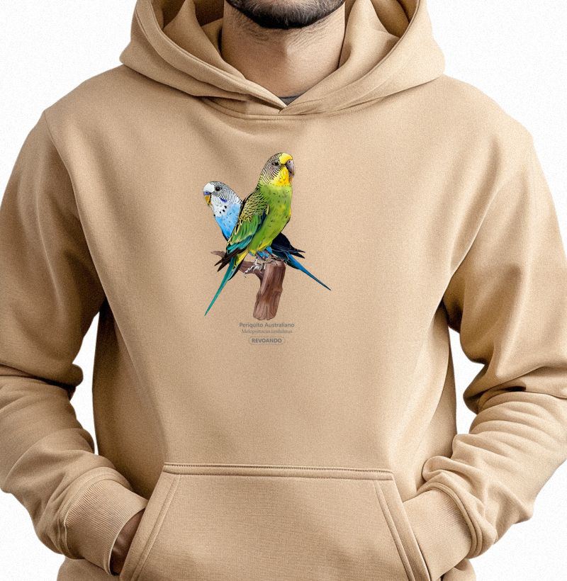 Love Friends - Periquitos Australianos - Moletom Hoodie