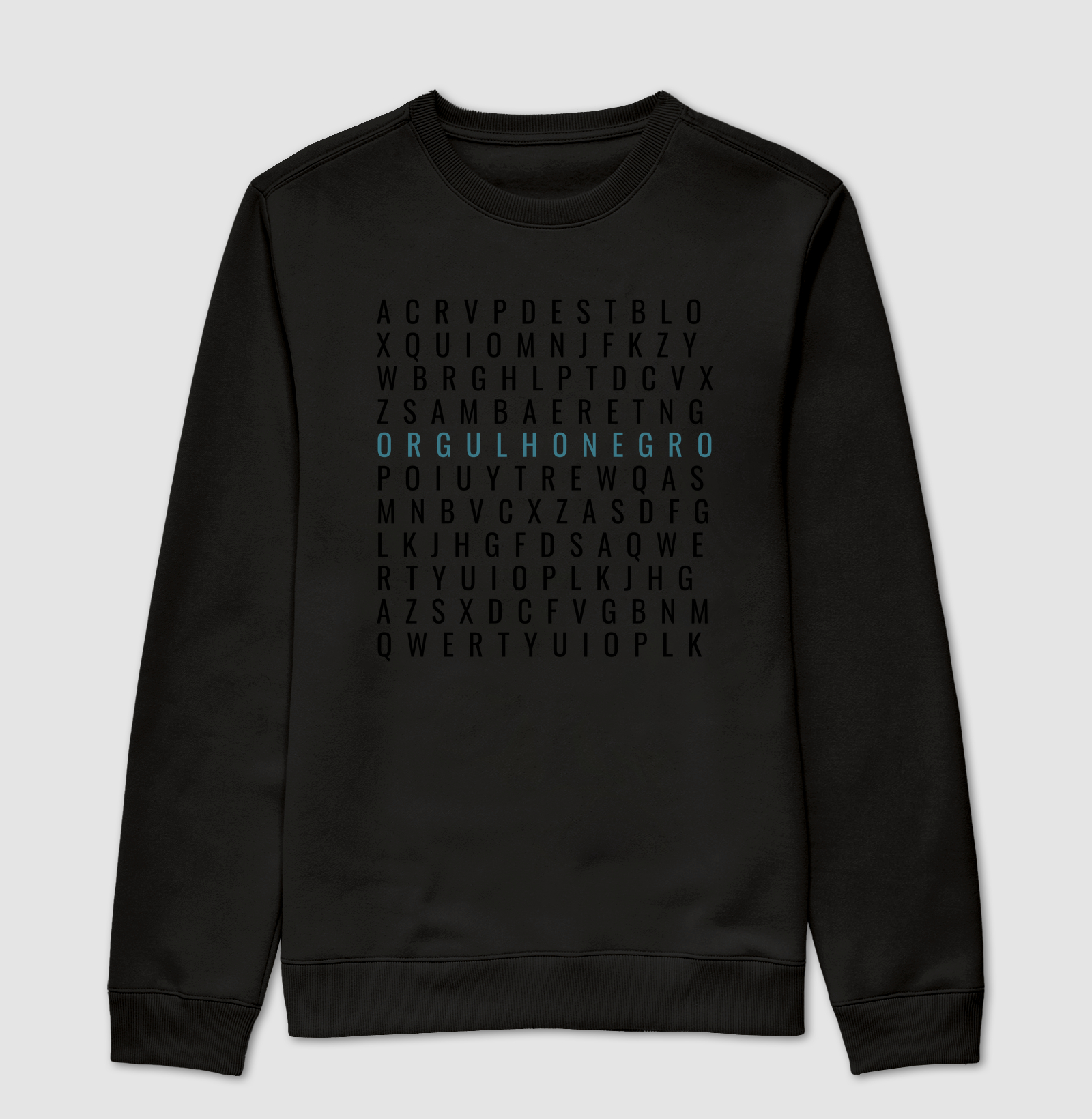 Camiseta Caça Palavras - Orgulho Negro