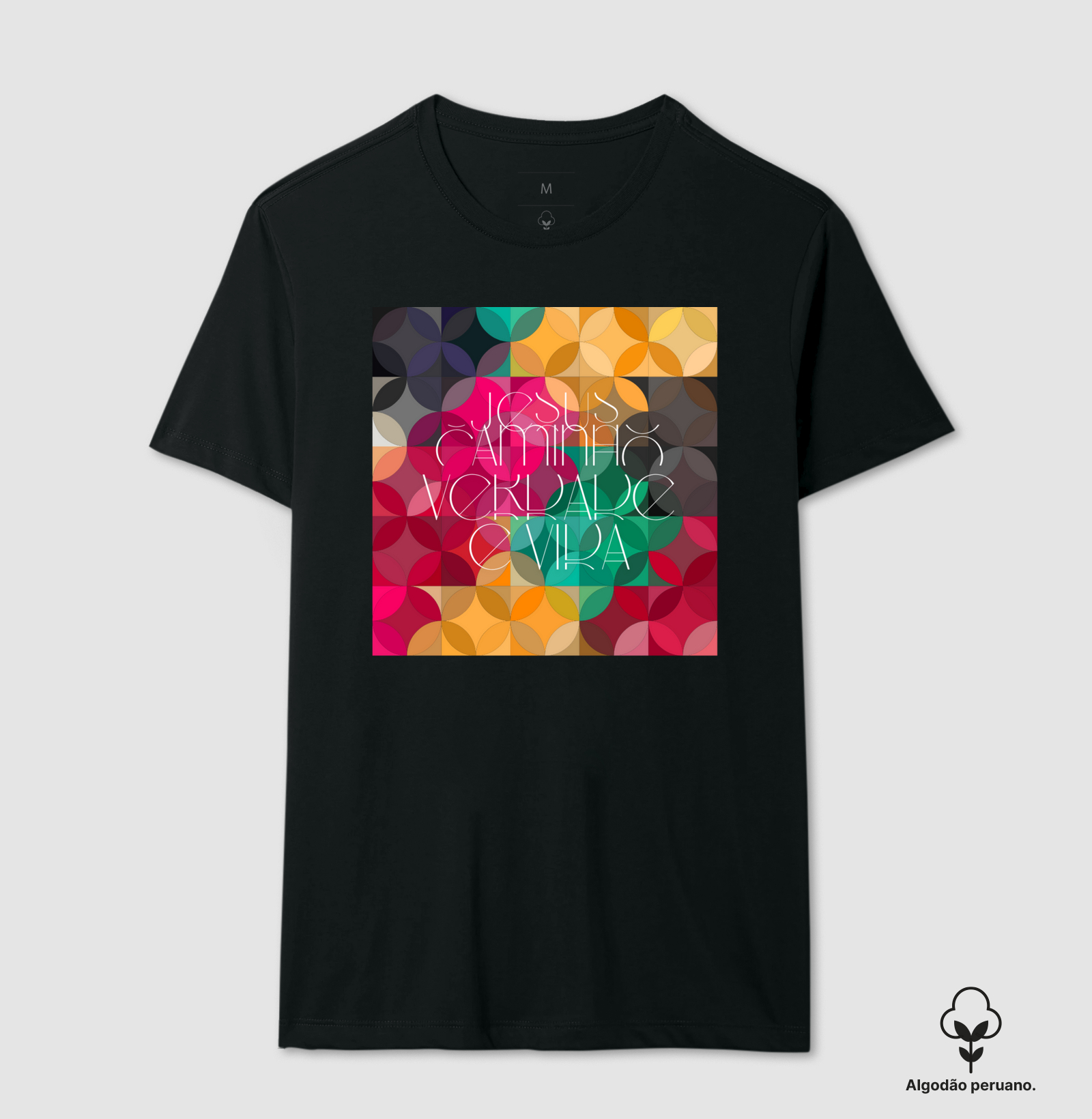 Camiseta Jesus Caminho Verdade & Vida
