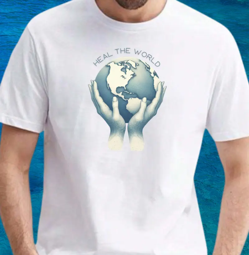 Estampa Heal the world